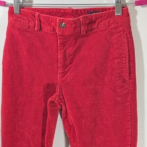 Polo Ralph‎ Lauren Pants Boys Size 12 Red Corduroy Pony Logo